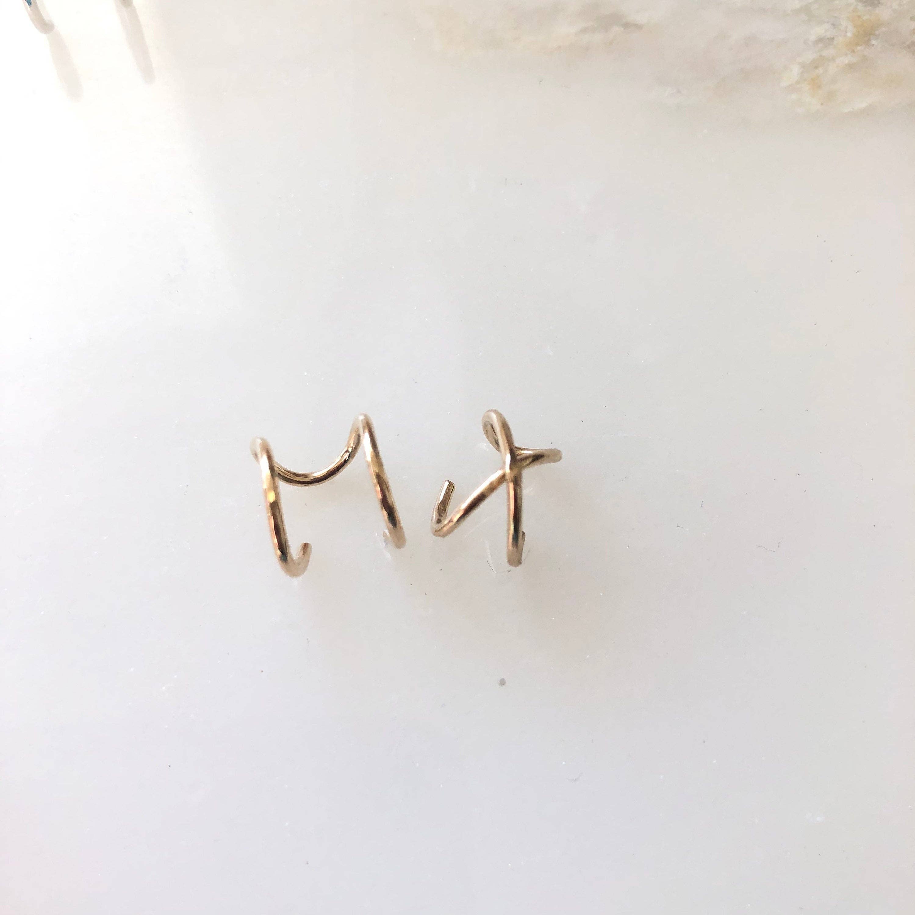 Derive Jewelry – wholesale Earcuff-örhängen – Double Bar öra manschett4