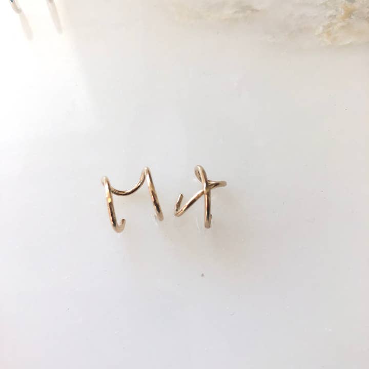 Derive Jewelry - Wholesale Cuff/wrap earrings - Double Bar Ear Cuff4