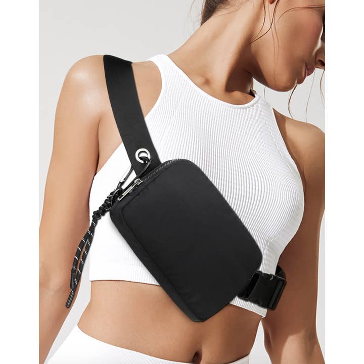 HIDDENBRAND - Wholesale Belt Bag - Women's - workout nylon unisex crossbody bag belt bag Fanny Pack13