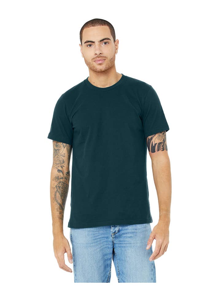 Print The Dream - Wholesale T-Shirt - Men's - Bella Canvas 3001 T-shirt, Blank Shirts, Unisex Soft Shirts