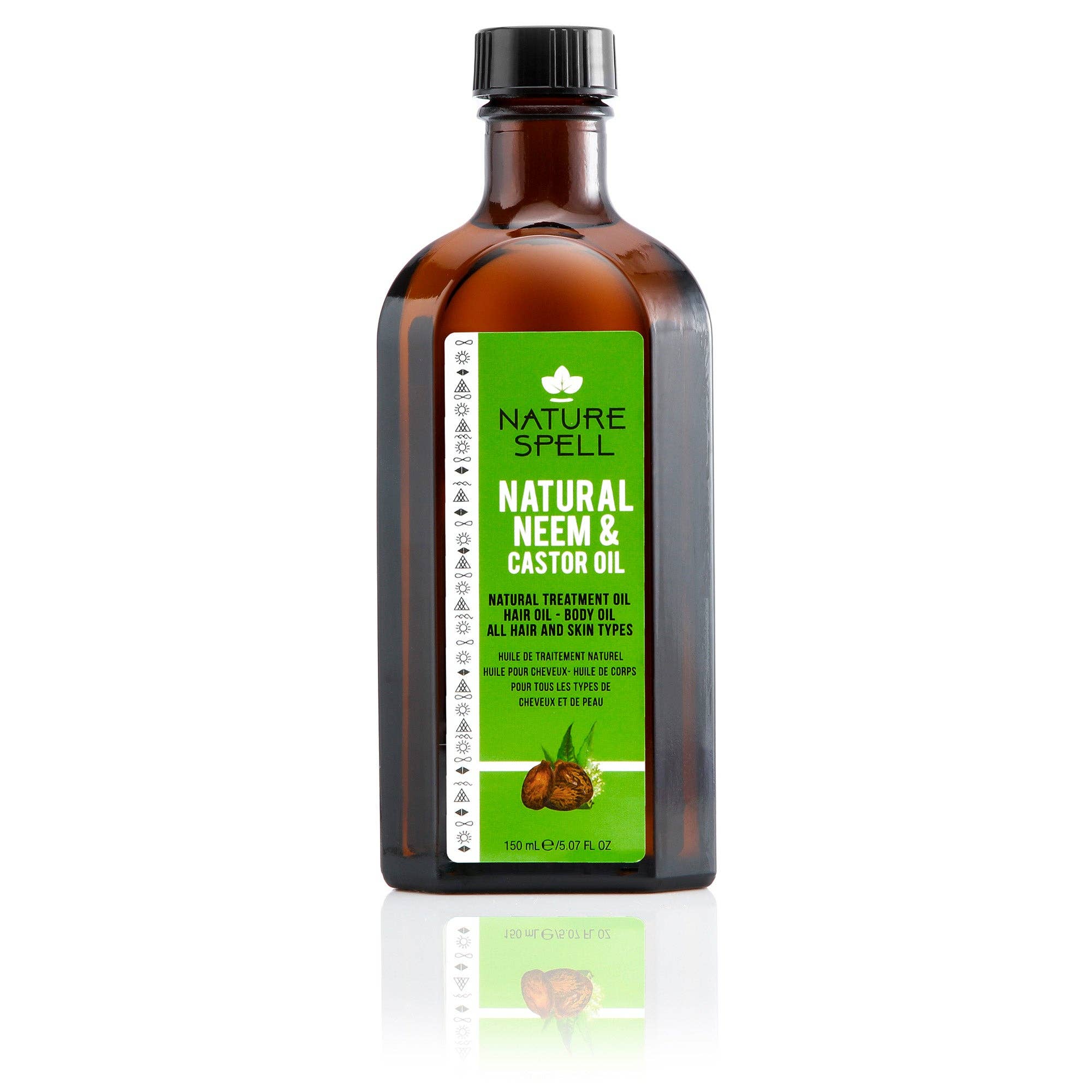Nature Spell – wholesale Bath/body oil – Nature Spell Neem & Castor Oil For Hair & Body0