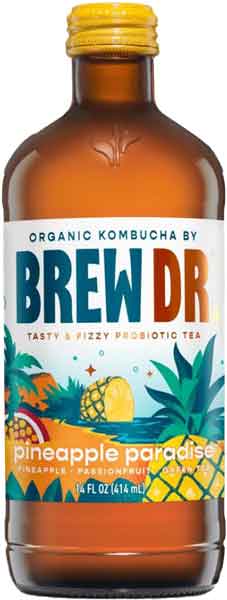 Hudson Meat Company - Wholesale Kombucha - KOMBUCHA PINEAPPLE PARADISE     -     BREW DR KOMBUCH0