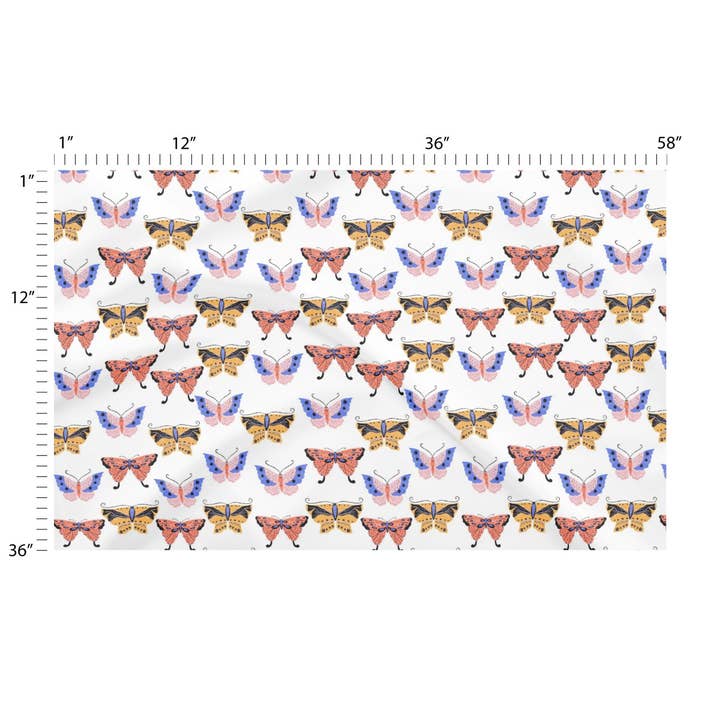 Giardino delle farfalle e stampa dettagliata delle ali per la vendita all'ingrosso da parte di Lexie Rose