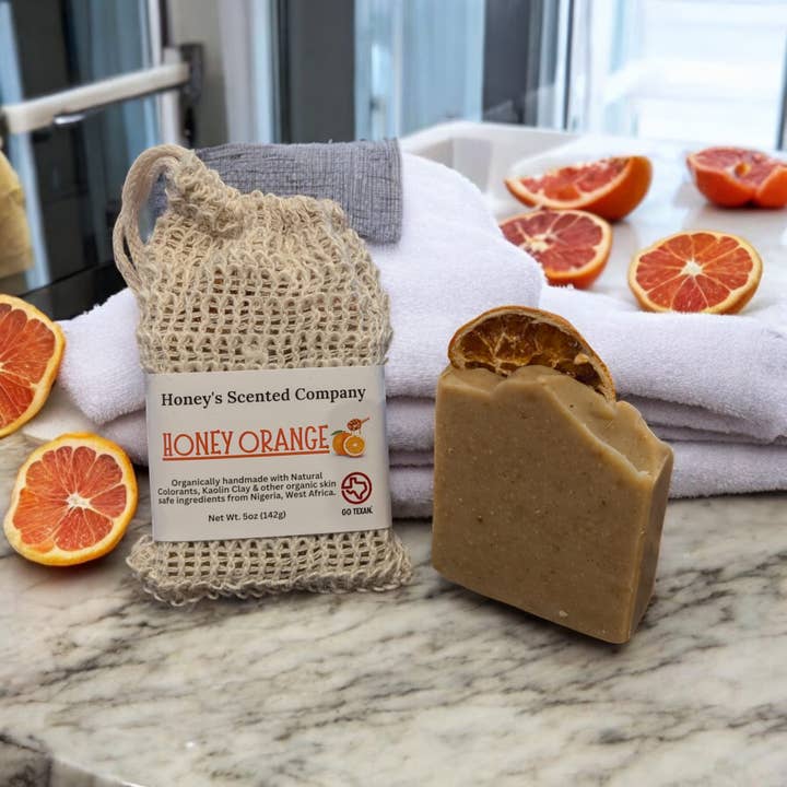 Honey's Scented Company - Wholesale Bar Soap - All Natural Organic Cold Processed Soaps + Loofah Bag6