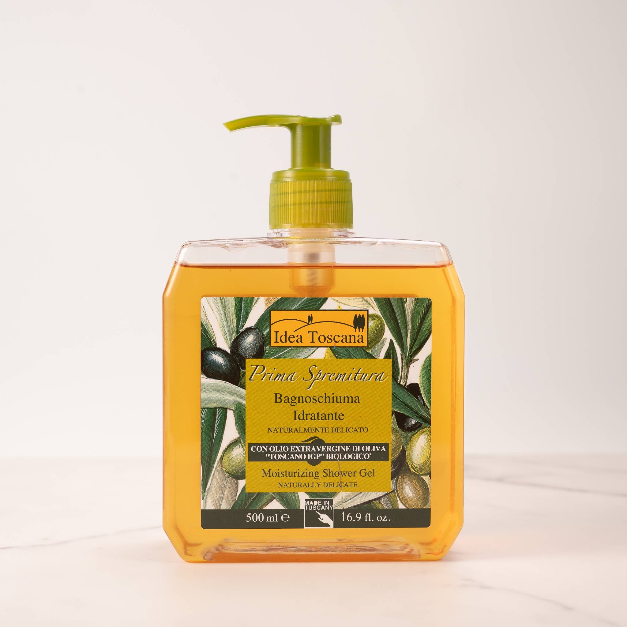 Idea Toscana - Wholesale Body Wash/Shower Gel - NATURAL MOISTURIZING SHOWER GEL MADE IN TUSCANY 500ML1