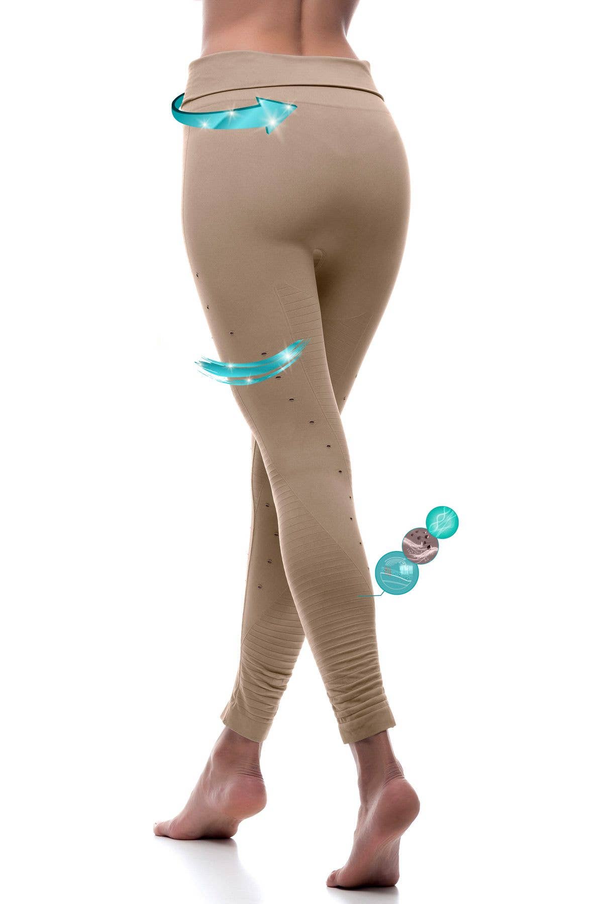 Anaissa - Venta al por mayor Leggings deportivos/cómodos - Mujer - Legging Adelgazante Automasaje, Namasté11