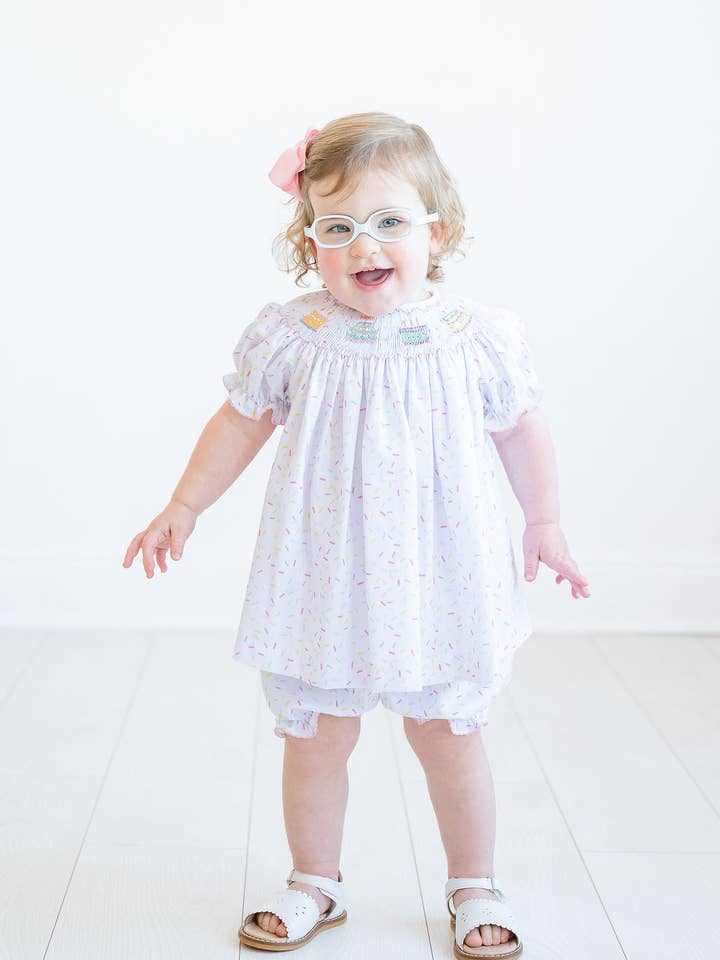 Ruth and Ralph - Wholesale Clothing Set - Baby - Sprinkles Birthday Girl Annabelle Bloomer Set4