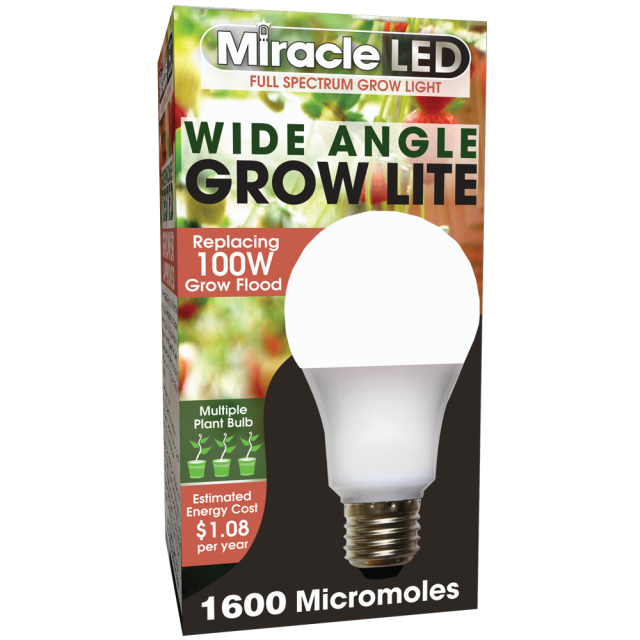 Miracle LED - Wholesale Light Bulb/Puck - Wide Angle Full Spectrum Daylight Grow Light Replacing 100W0