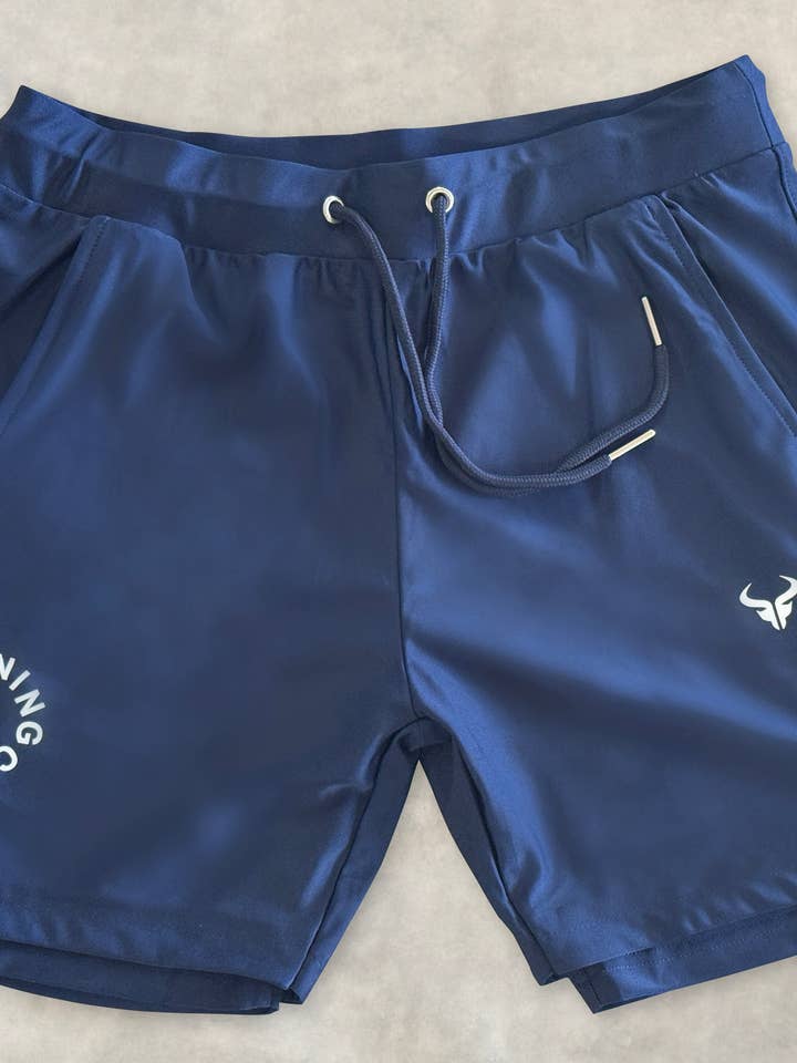 Cerus Navy Training Club 2.0 Pantaloncini 2-in-1 per la vendita all'ingrosso da parte di Cerus Clothing