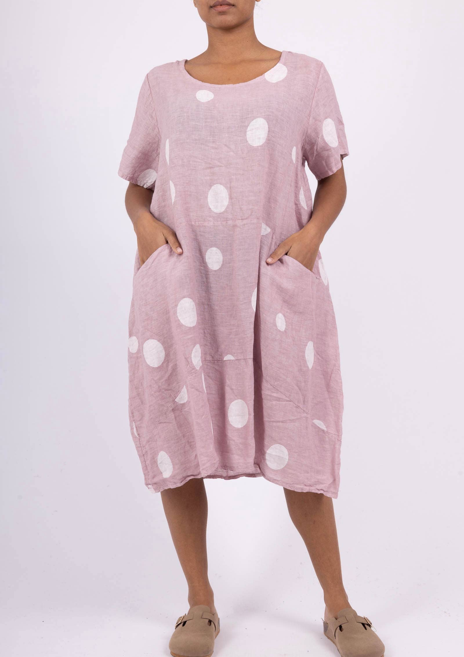 LINEN & COTTON HOUSE - Wholesale Dress - Women's - LINEN DRESS. 17600 SPRING SUMMER CLOTHING45