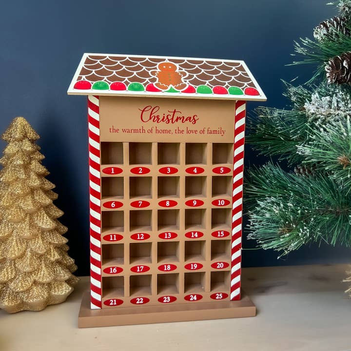 Abbey + CA Gift – wholesale Advent calendar – Gingerbread Advent Countdown Calendar 2