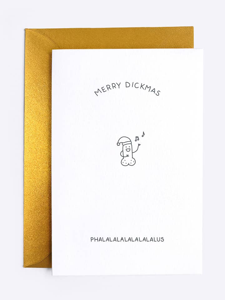 Tarjeta de Navidad - Feliz Pollidad - Falalalalalalalalá para venta al por mayor de Dicks Don't Lie