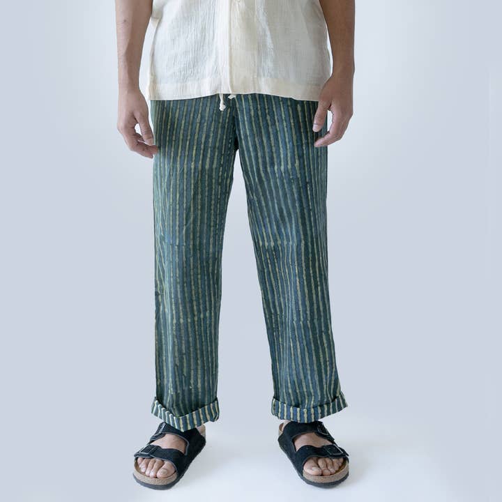 Dada Pants (Green Stripe) for wholesale by Of—No Nation