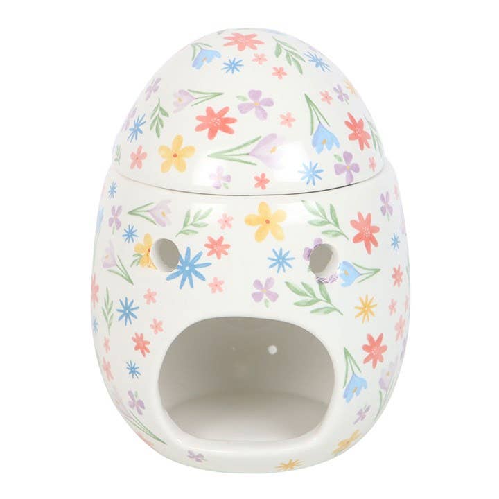Something Different Wholesale - Wholesale Wax Warmer - Spring Floral Print Easter Egg Oil Burner and Wax Warmer2