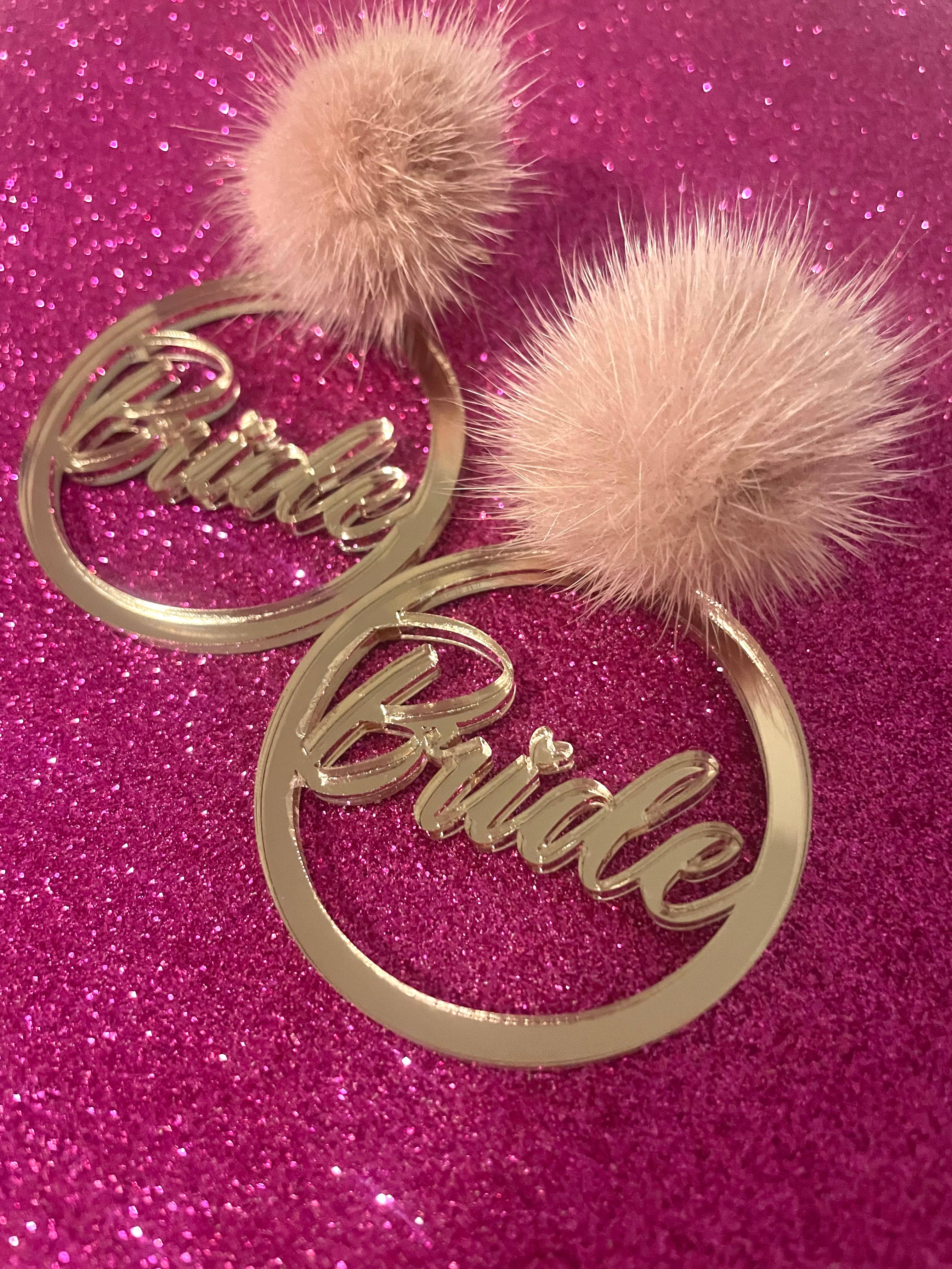 Louie Love - Wholesale Dangle Earrings - Bride Bridal Acrylic Earrings5