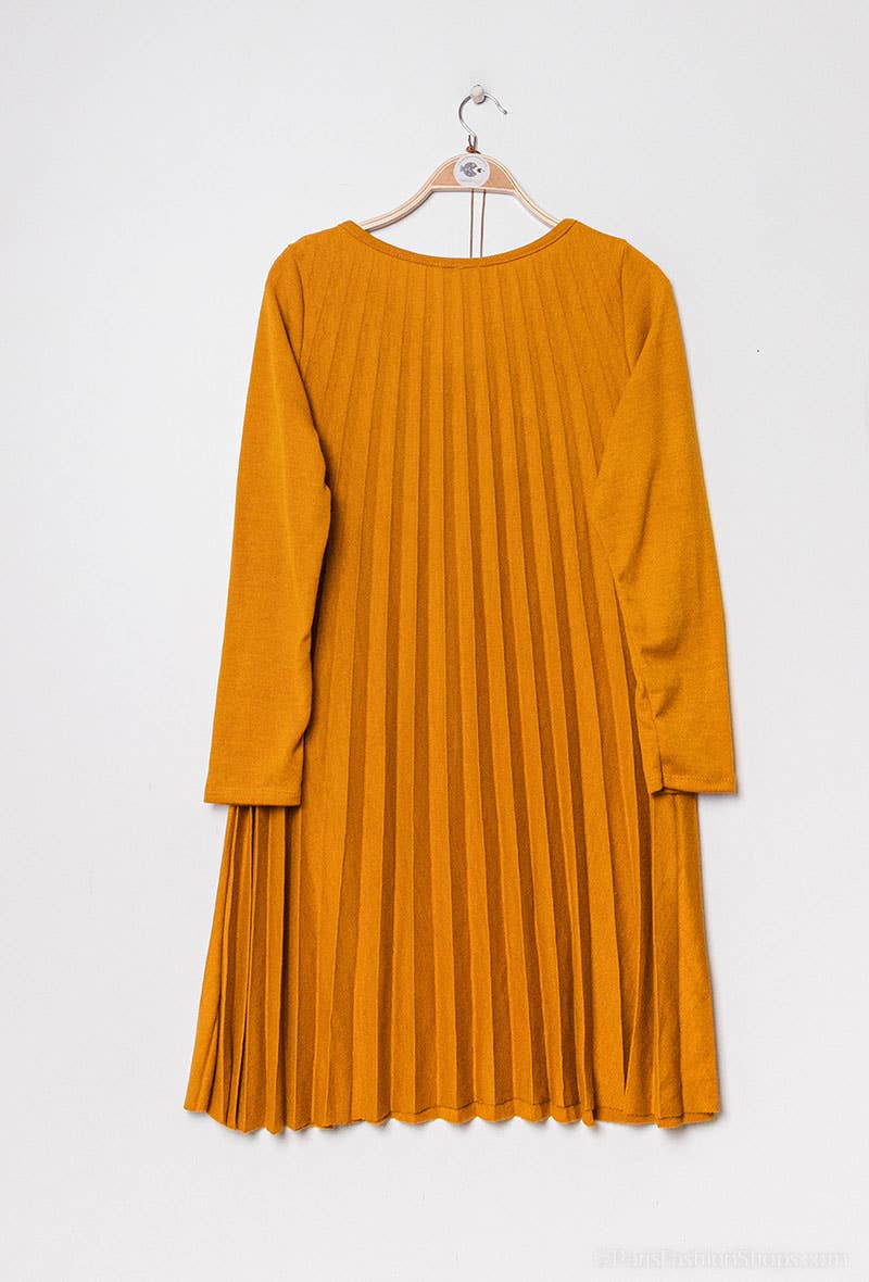 P&R STAR - Wholesale Dress - Women's - Pleated knit dress15