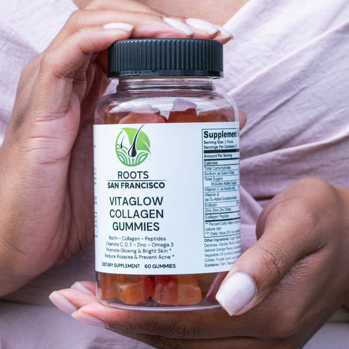 VitaGlow Collagen Gummies for wholesale by Roots San Francisco