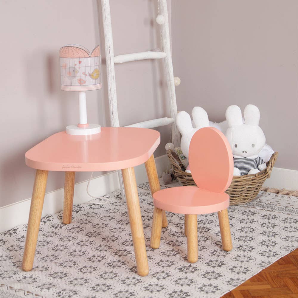 Pioupiou et Merveilles - Vente Chaise – enfant - Ensemble Table et Chaises Enfant Ovaline Rose 1-4 ans3