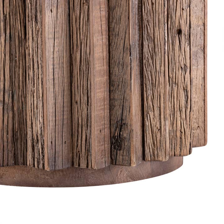 Natural Wood Pedestal Table H 42" for wholesale on Faire4