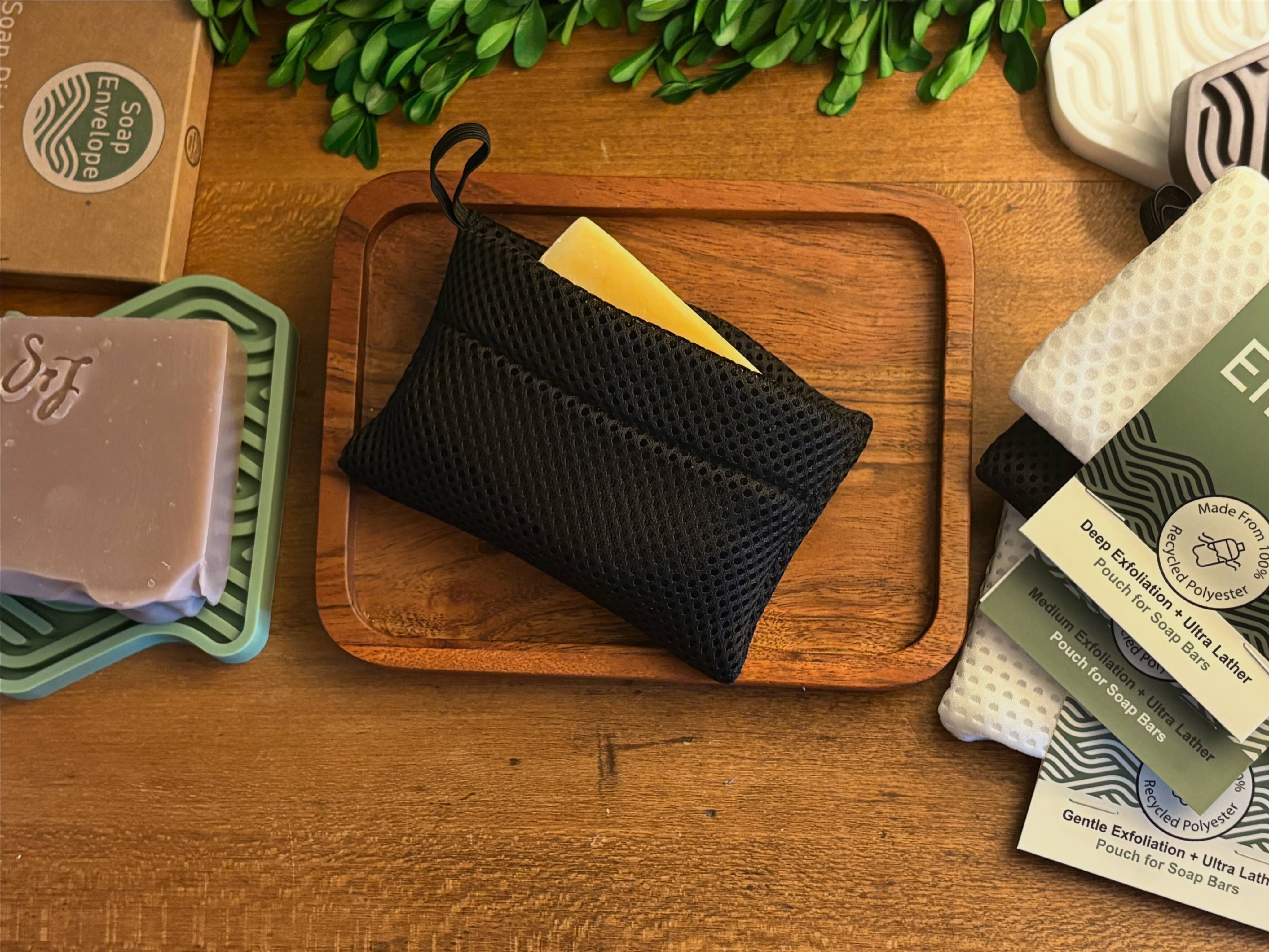 Soap Envelope – wholesale Soap pouch/sack/bag – Bar Soap Pouch - Soap Envelope soap saver black soap bag4