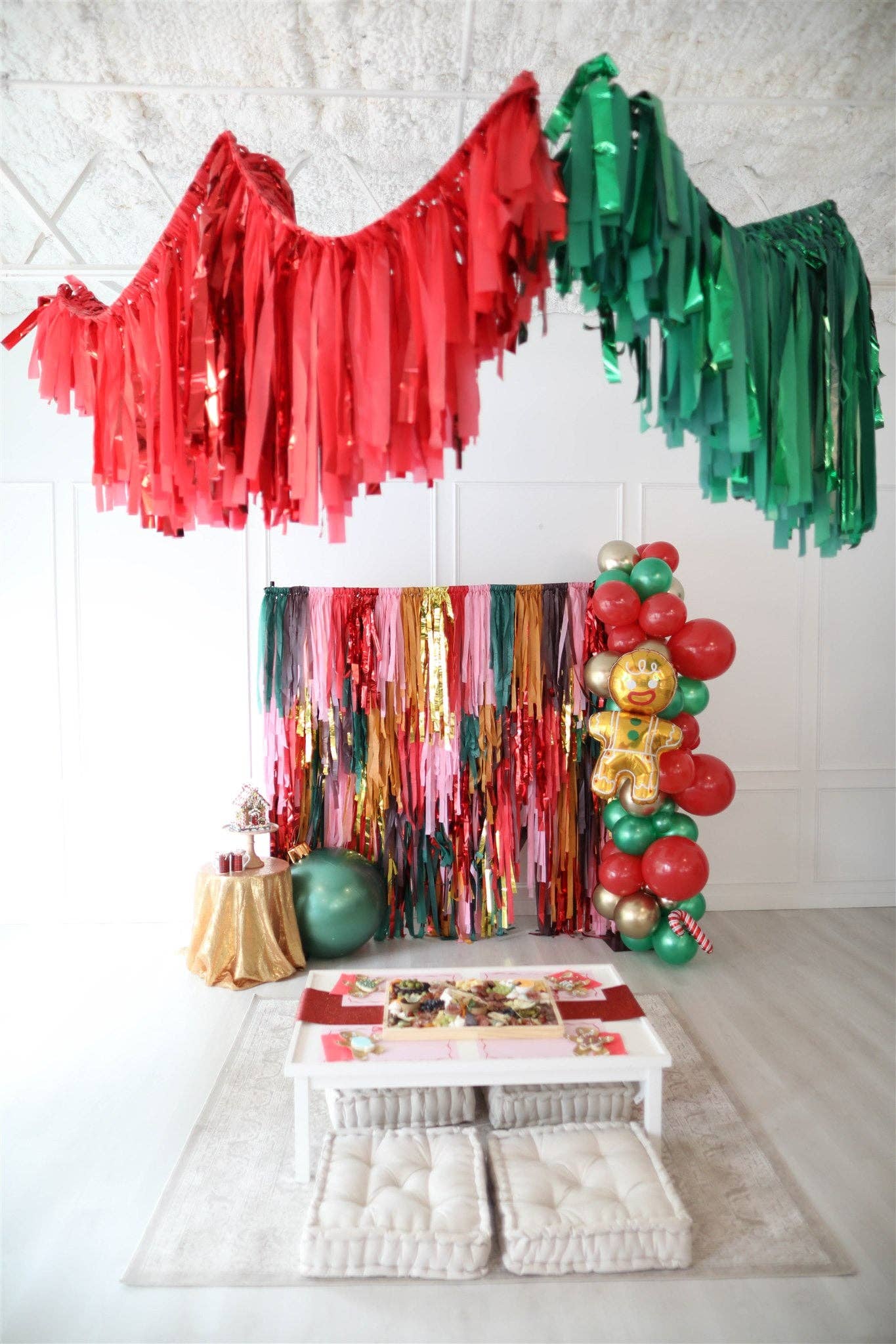 Oh My Darling Party Co - Wholesale Photography Backdrop - Not My Gumdrop Buttons Fringe Backdrop