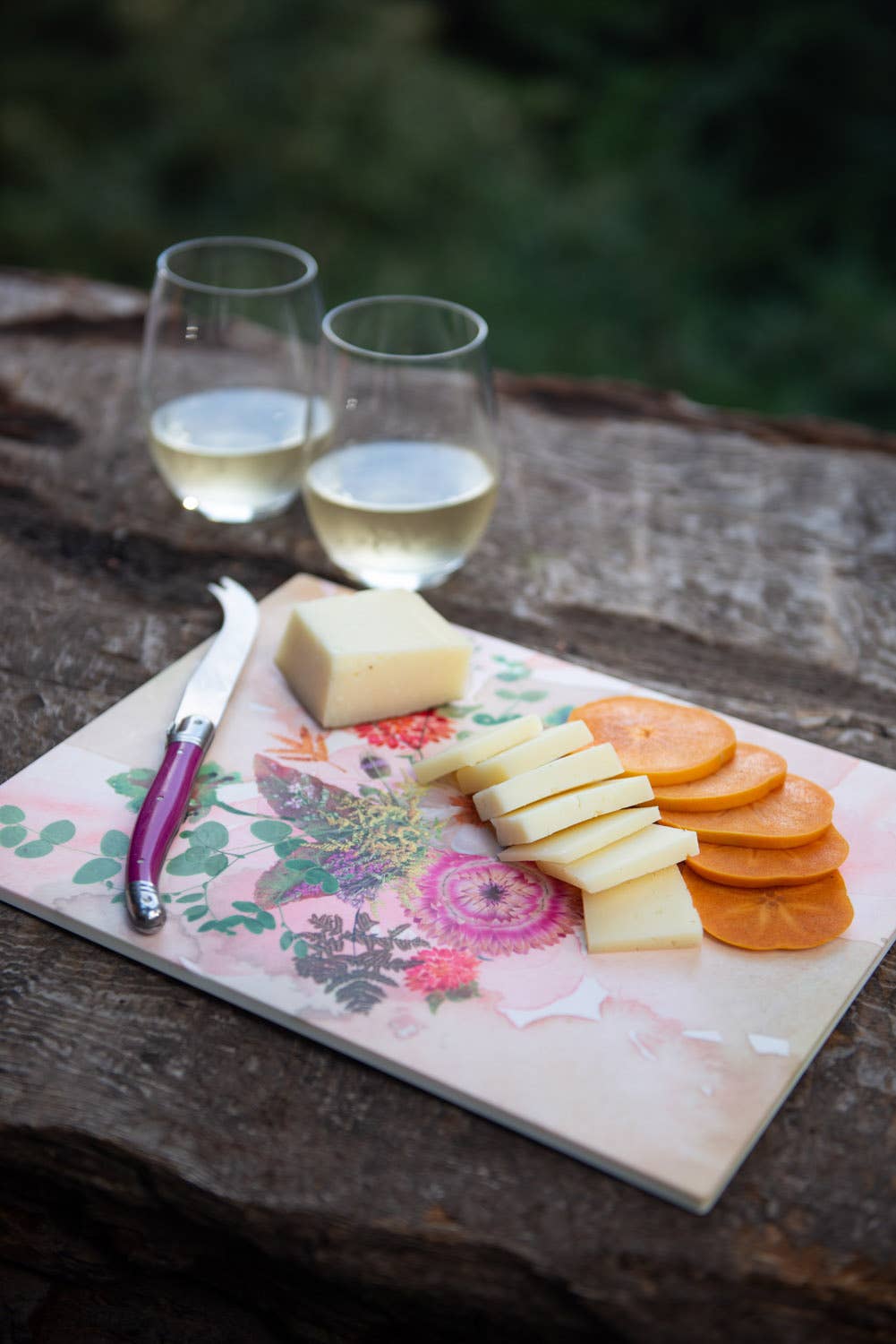 The Forest Feast - Wholesale Cheese Board - Forest Feast Floral Cheese Board1