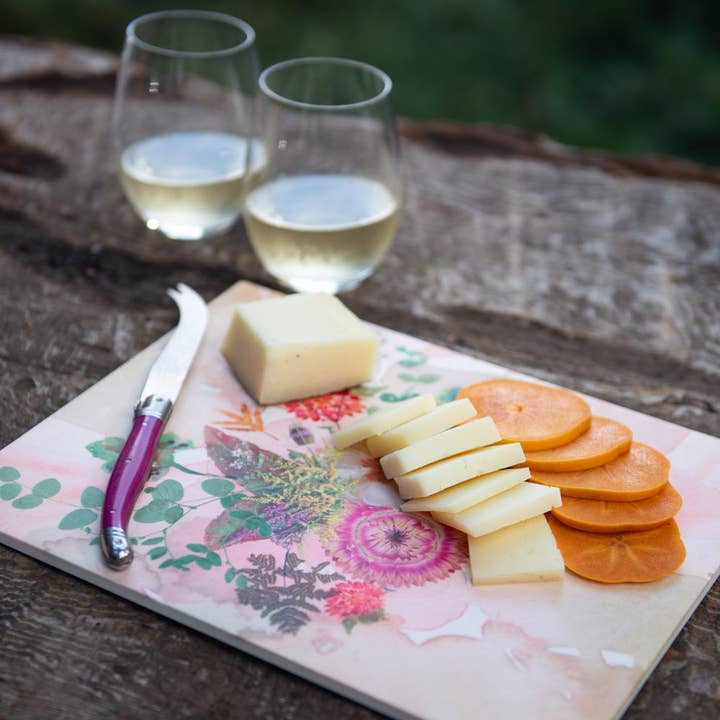 The Forest Feast - Wholesale Cheese Board - Forest Feast Floral Cheese Board1