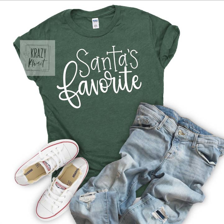 Krazy Kloset - Vente T-shirt sérigraphié – femme - Le favori du Père Noël0