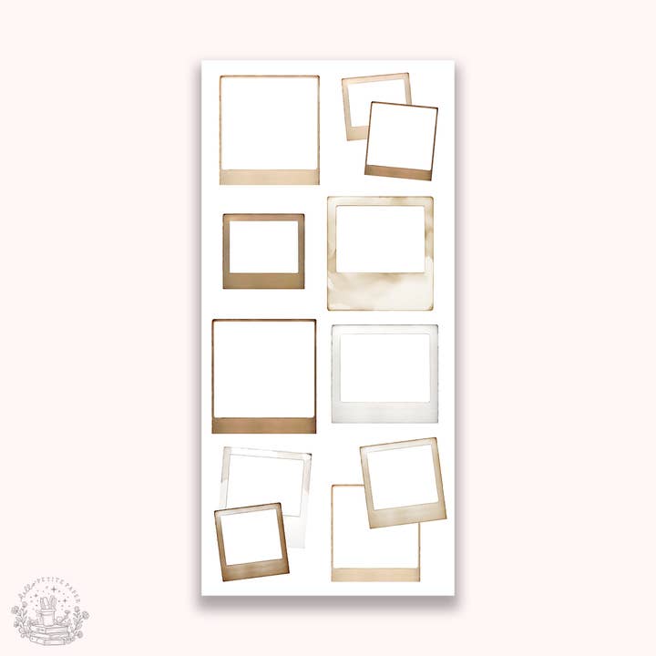 Esenciales para journaling - Pegatinas Polaroid (EJ130) para venta al por mayor de Hello Petite Paper