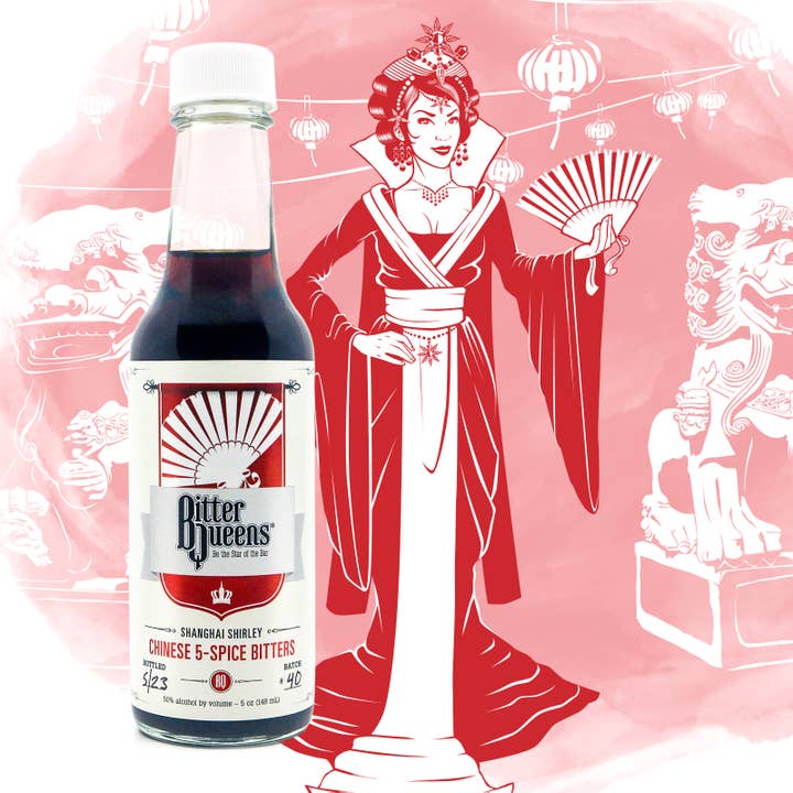 Bitter Queens – wholesale Bitters – Shanghai Shirley 5-Spice Bitters