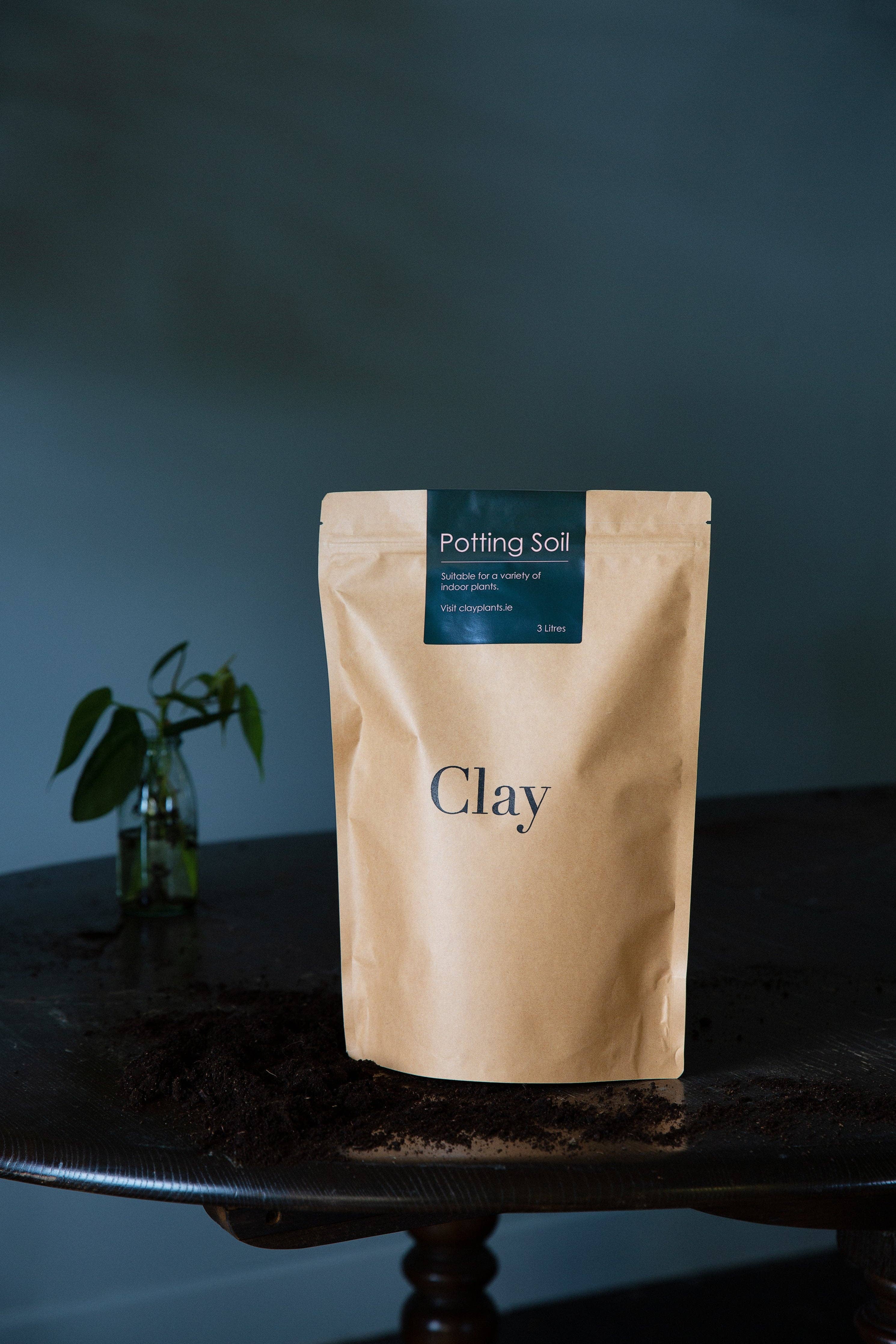 Clay: The Contemporary Botany Company - Wholesale Planting/Potting Soil - Organic Potting Soil - Small