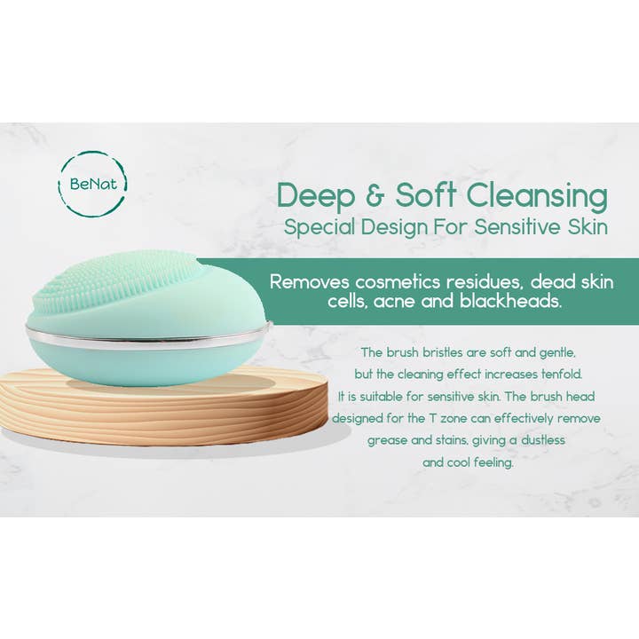 BeNat - Wholesale Electronic Skincare Device - Electric Facial Cleansing Brush