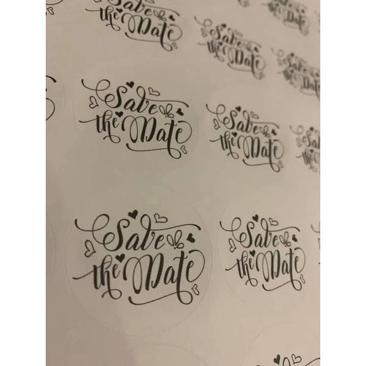 The Bouncing Berner – wholesale Sticker – Save the Date Stickers