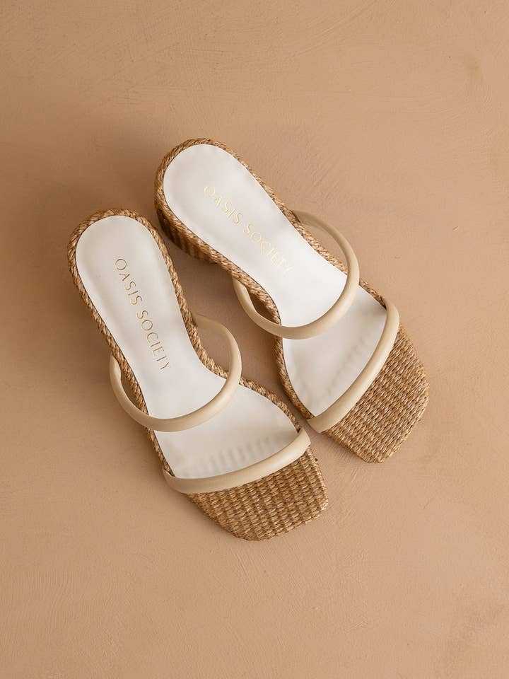 The Margaret Butter | Rattan Heel for wholesale on Faire4