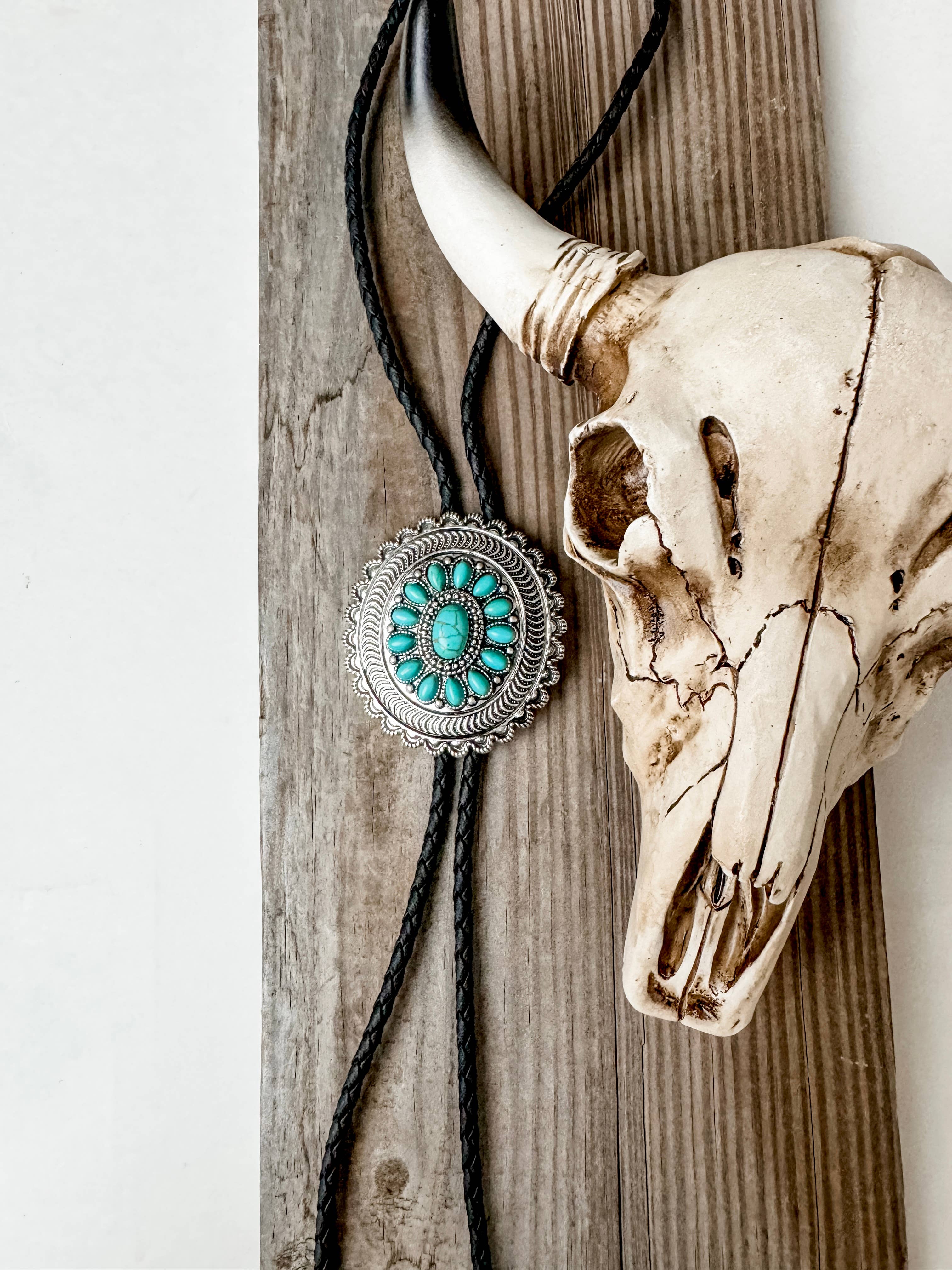 Boho Ranch Shop - Wholesale Pendant/Charm Necklace - Western Bolo Long Pendant Necklace6