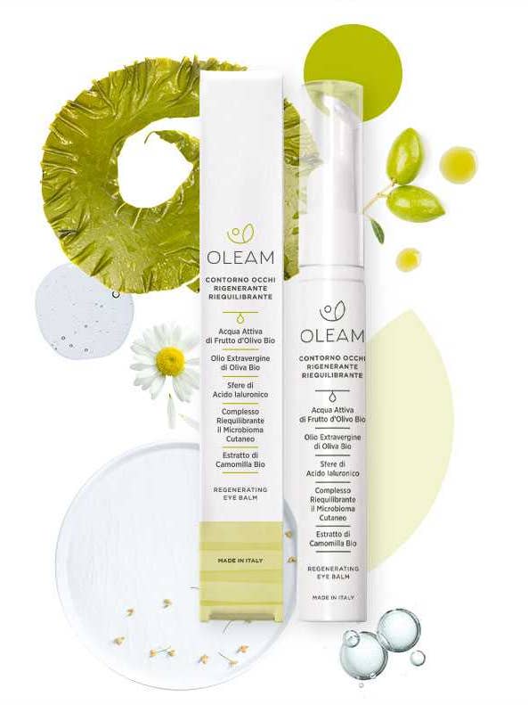 Regenerating rebalancing eye contour Made in Italy Bio for wholesale by Oleam