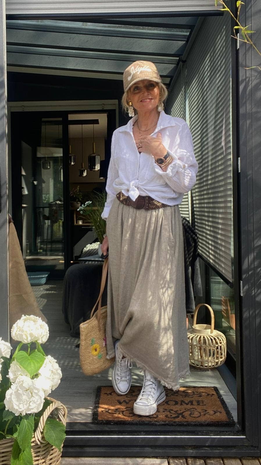 LINEN & COTTON HOUSE – Großhandel Bluse – Damen – Leinenweste 3025 MY VEST45