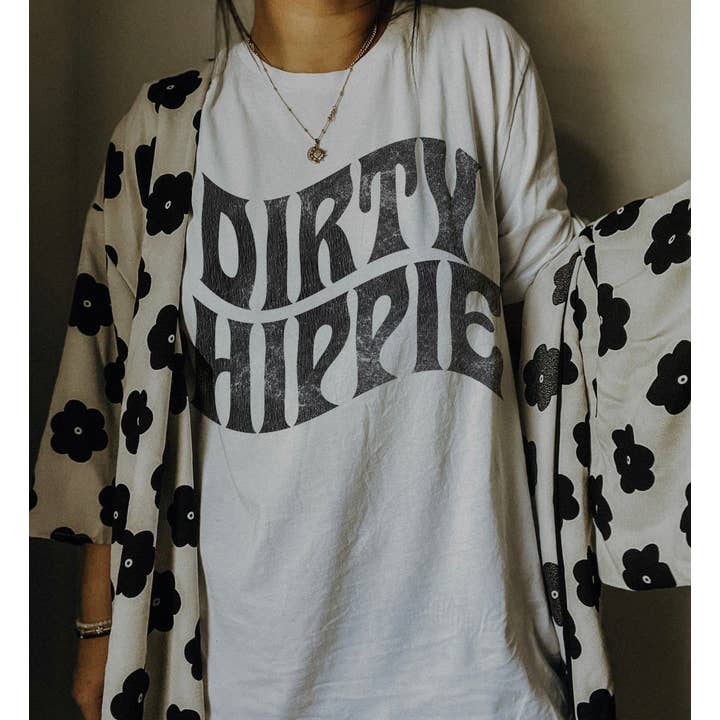 Monadnock Print & Embroidery - Wholesale Screen Printed T-Shirt - Women's - Dirty Hippie Graphic Tee