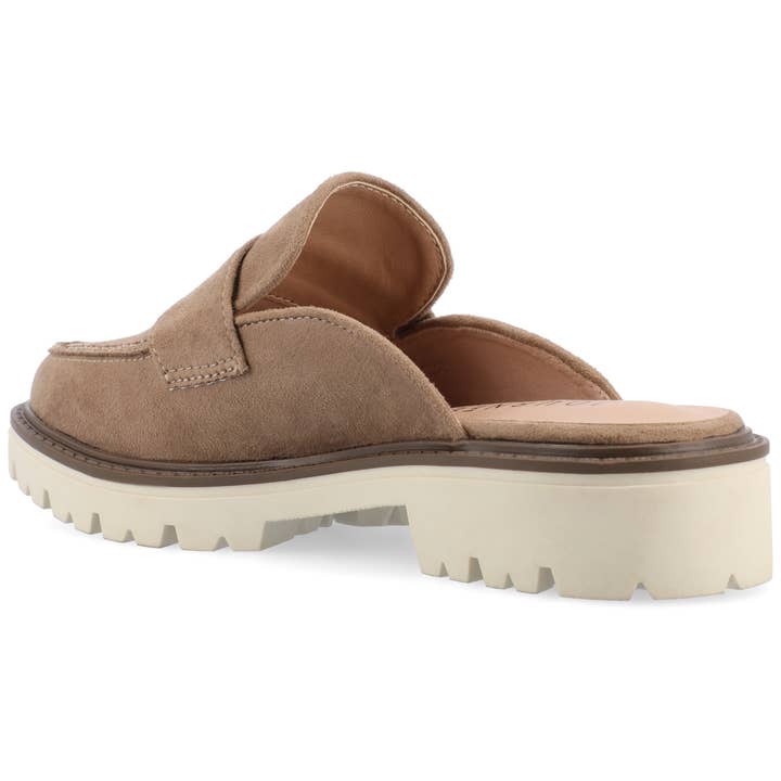 Journee - Wholesale Flats - Women's - Miycah Muled Loafer Flats In Faux Suede8