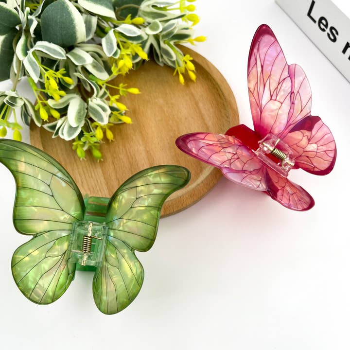 TheDivaSoap - Wholesale Hair Clip - Women's - Simulation Butterfly Hair Claw Clip, Spring Hair Clip