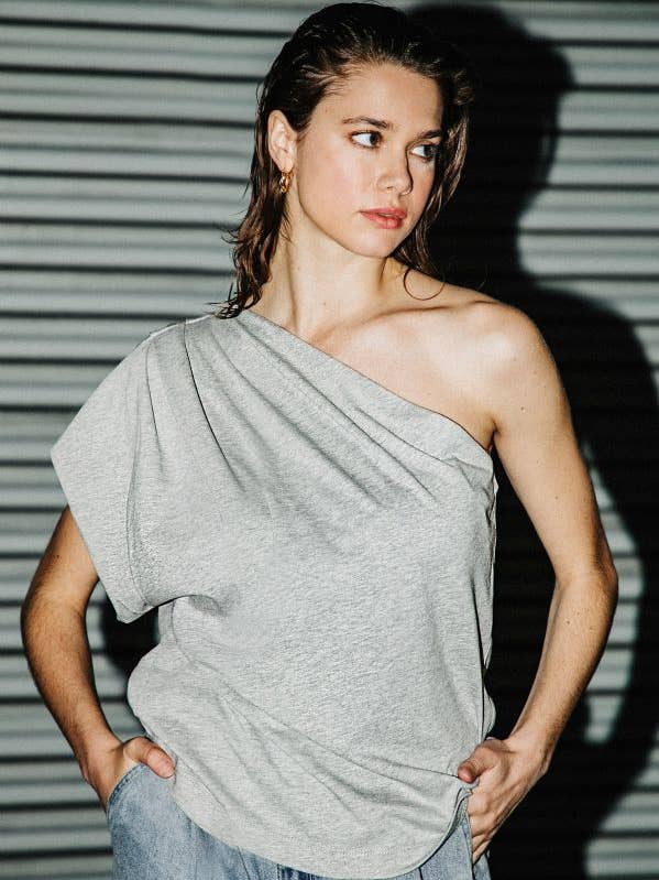 Een stevig gebreide top - FT1027-A voor wholesale door FLYING TOMATO