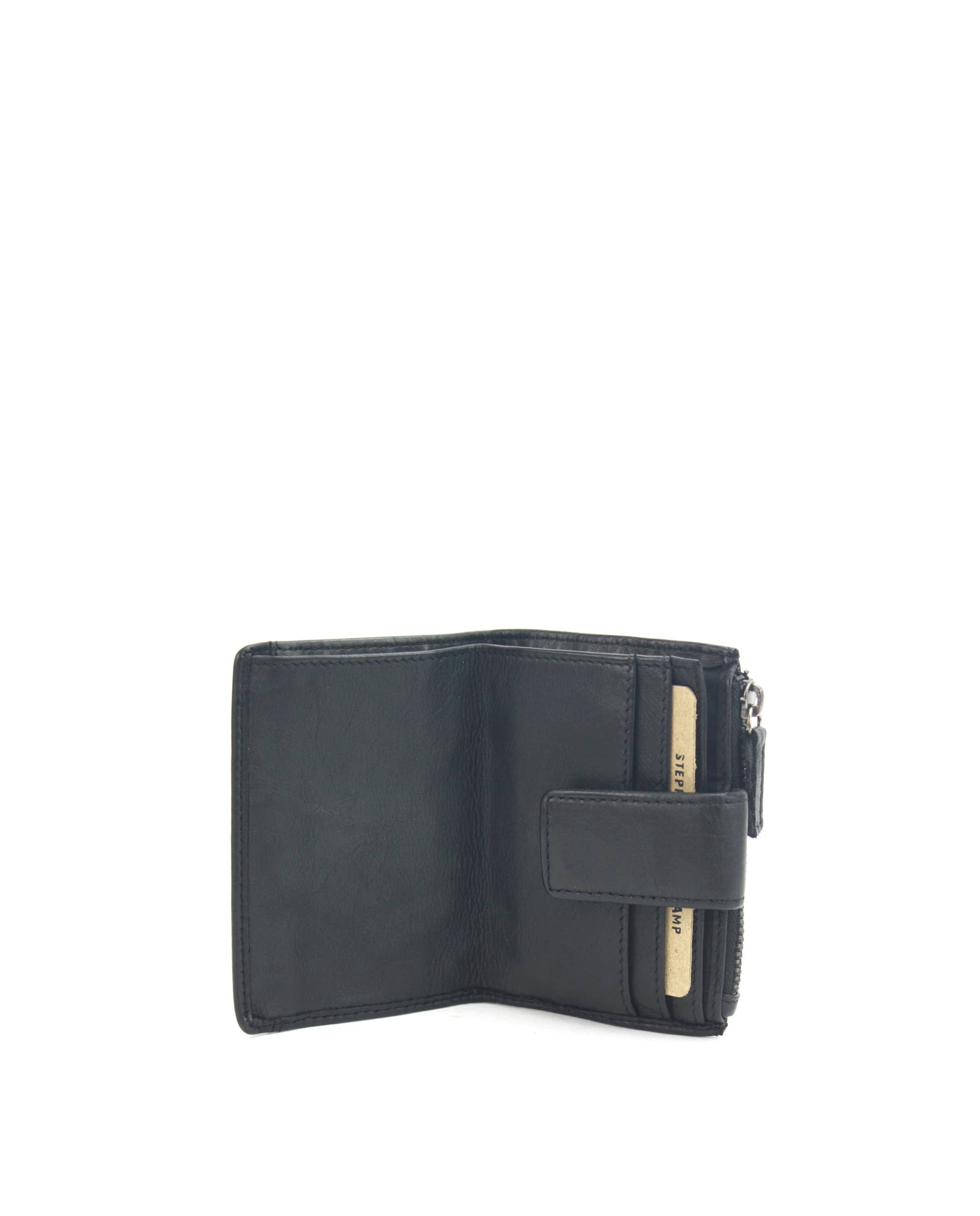 Stamp - Vente Portefeuille – femme - Petit portefeuille pour femme STAMP ST96612 en cuir lavé5