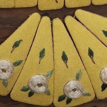 Quince Fables - Vendita all'ingrosso Fermaglio per capelli - Donna - Fermagli per capelli ricamati Sunflower & Rose Daisy, Collezione3