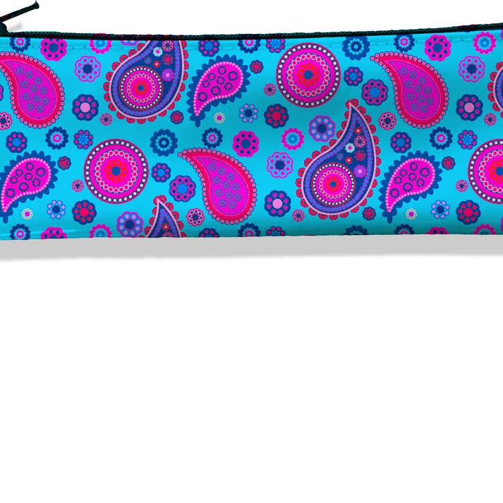 Estuche para cepillos de dientes de cachemir rosa y azul para venta al por mayor de BISTRAKOO