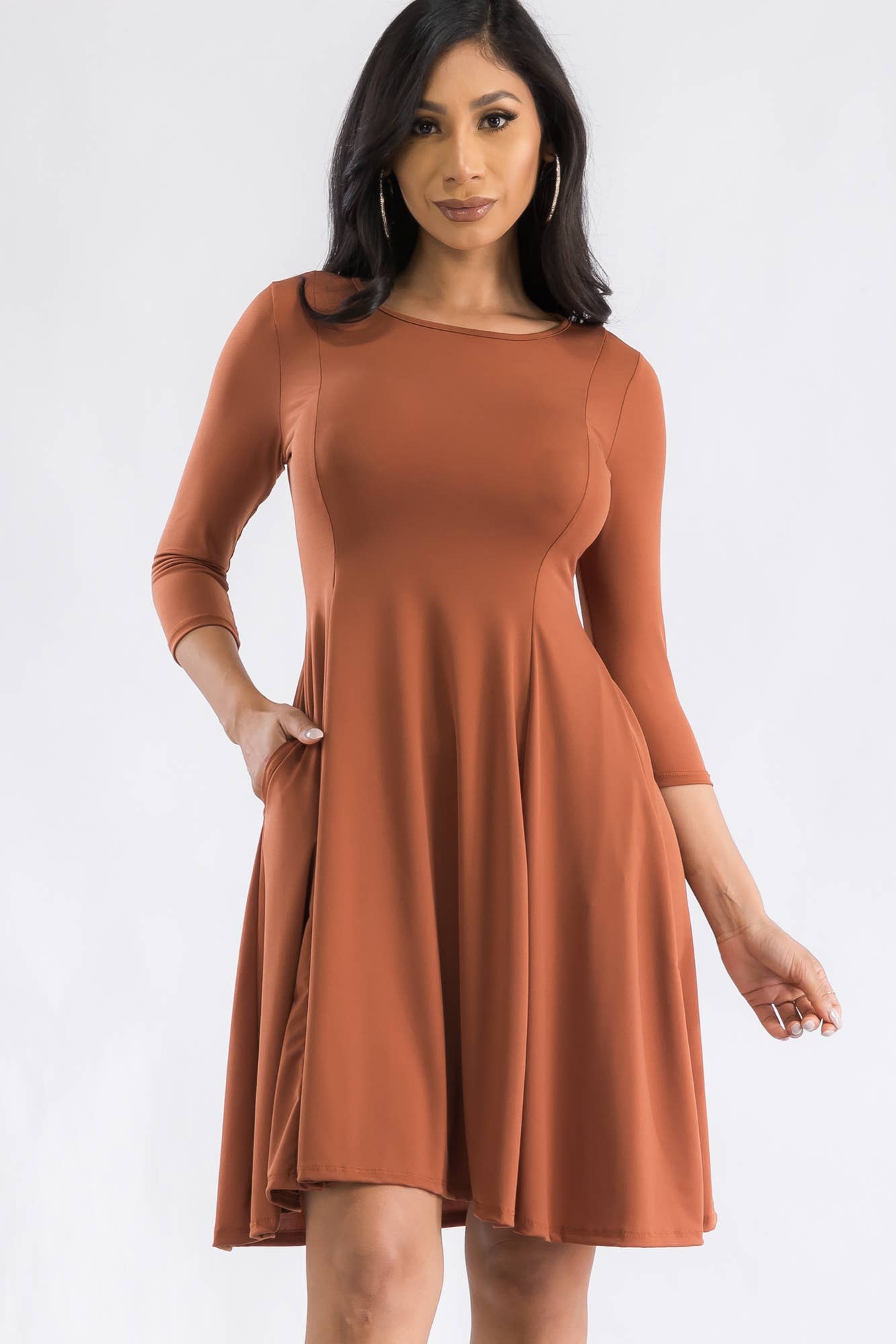 H&H Fashion Inc. – Großhandel Kleid – Damen – HH711X-SL - Langärmliges Tunikakleid29