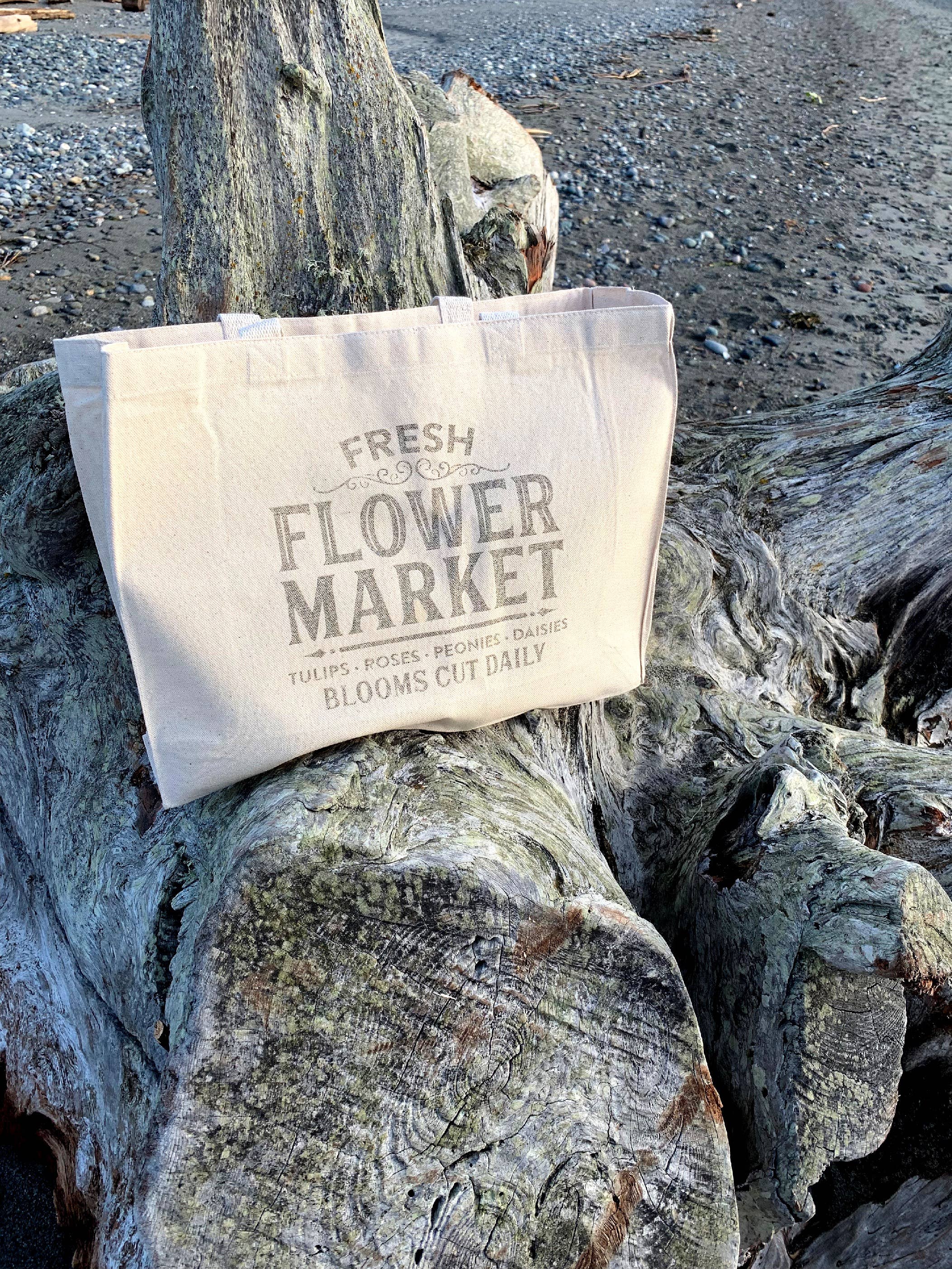 Shakes + Speares - Wholesale Grocery/Shopping Bag - Westport Shopping Bag - Flower Market