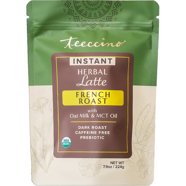 Instant French Roast Herbal Latte for wholesale by Teeccino