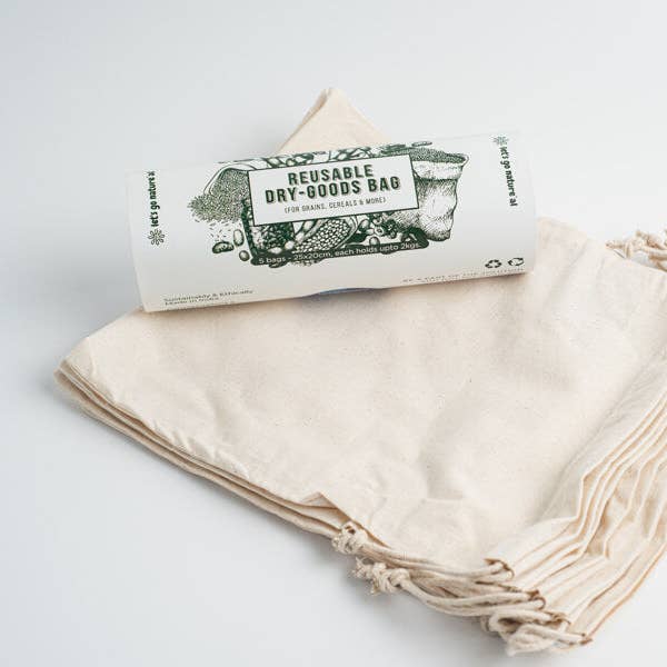 Reusable Organic Cotton Dry Goods Bag – Pack of 5 and other Purchase Wholesale fertiliser bags. Free Returns & Net 60 Terms on Faire trending on Faire.