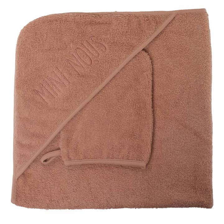 Badesæt "Mini Nous" - Farve Terracotta for engroshandel hos Trois kilos Sept