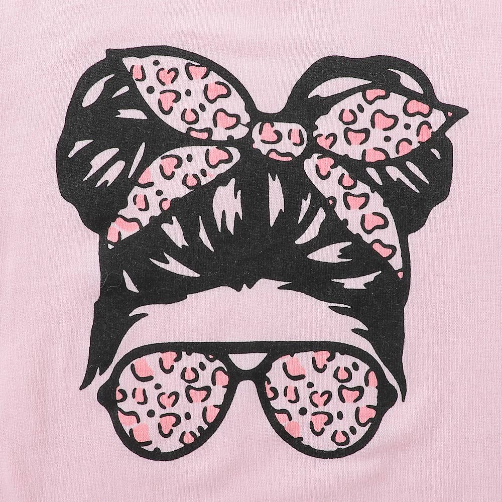 PatPat - Vente Ensemble haut et pantalon – enfant - Ensemble de jeans déchirés en denim pour fille, 2 pièces6